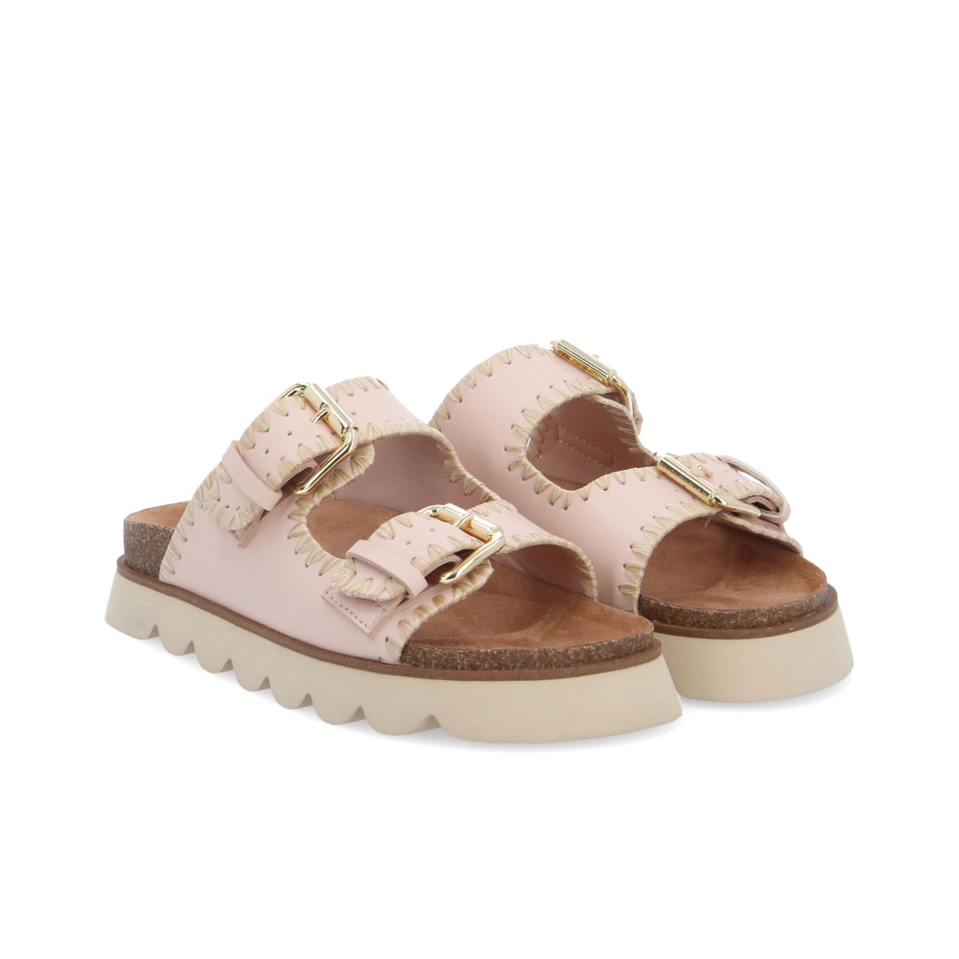 SANDY EDGE W - SOFT/RAPHIA - ROSE PALE